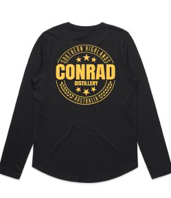 Conrad Distillery womens long sleeve tee