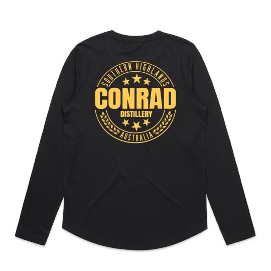 Conrad Distillery womens long sleeve tee