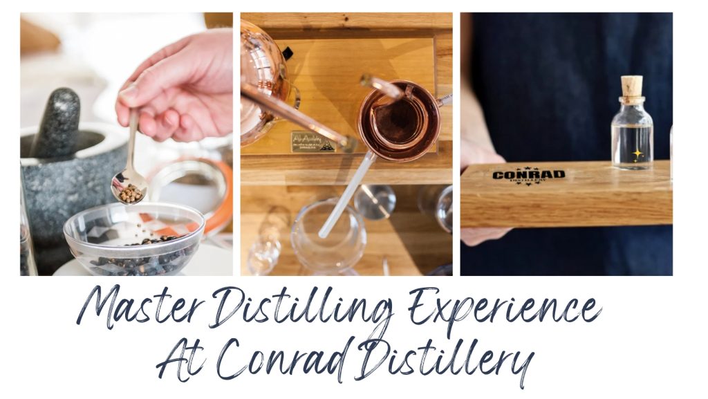 master distilling Experience at Conrad distillery